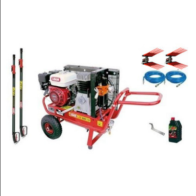 Lisam Kit Motocompressore Abbacchiatore Hobby GX 160 2 operatori LM032