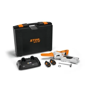 Stihl -  Potatore a batteria GTA 40.0 con 2 batterie AS2 e caricabatteria AL5-2