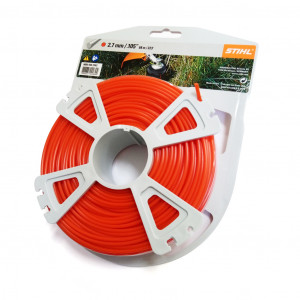 Stihl -  Filo decespogliatore tondo d. 2,7 65m rosso