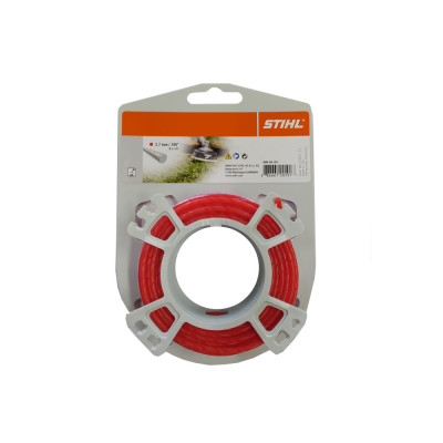 Stihl Filo decespogliatore tondo d. 2,7 9m rosso