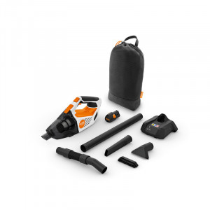 Stihl -  Set aspiratore manuale a batteria SEA 20.0 con batteria AS2 e caricabatteria AL1