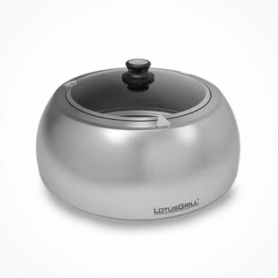 LotusGrill Cappa in acciaio inox e vetro per modelli Standard