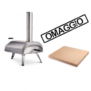 Ooni -  Forno Pizza Karu 12 (Multicombustibile) + biscotto Saputo