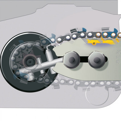 Motosega MS 261 C-M Sistema Ematic per lubrificazione catena